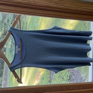 Beyond Yoga Blue Ribbed Tank Top